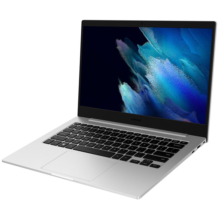 SAMSUNG Galaxy Book Go (128GB, 8GB, Wi-Fi + 5G / 4G) 14" Cellular Windows Laptop (Excellent - Refurbished, Silver)