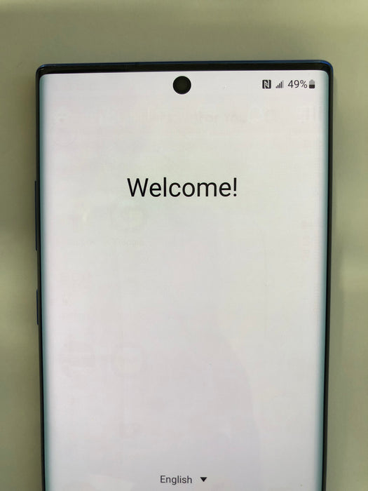 Samsung Galaxy Note 10+ (256GB,12GB) 6.8" FULLY Unlocked Global LTE N975U1 (Acceptable - Refurbished, Aura Blue)