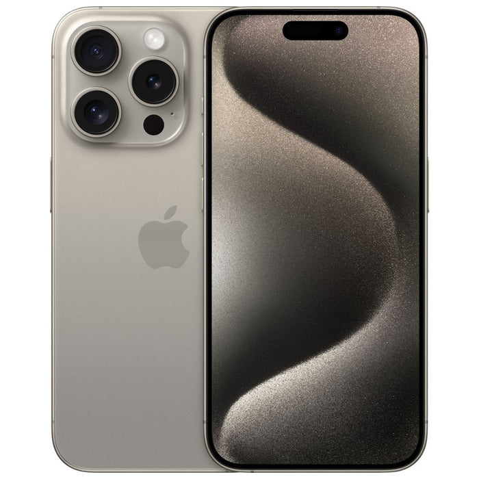 Apple iPhone 15 Pro (256GB, 8GB) 6.1", iOS 26, 5G / 4G LTE Fully Unlocked ***IMPORTANT READ DESCRIPTION*** (Renewed | Smart Saver, Natural Titanium)