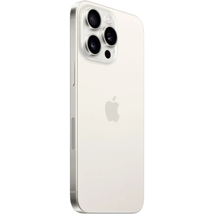 Apple iPhone 15 Pro (256GB, 8GB) 6.1", iOS 17, 5G / 4G LTE Fully Unlocked (Renewed | Pre-Loved, White Titanium)