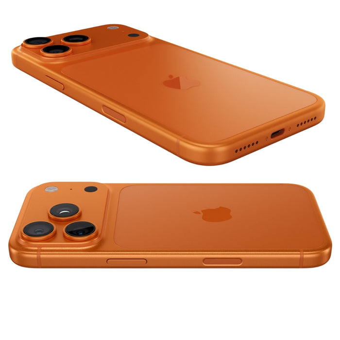 Apple iPhone 17 Pro Max (256GB, 12GB) 6.9", iOS 26, 5G / 4G LTE Fully Unlocked (Renewed | Like New, Cosmic Orange)