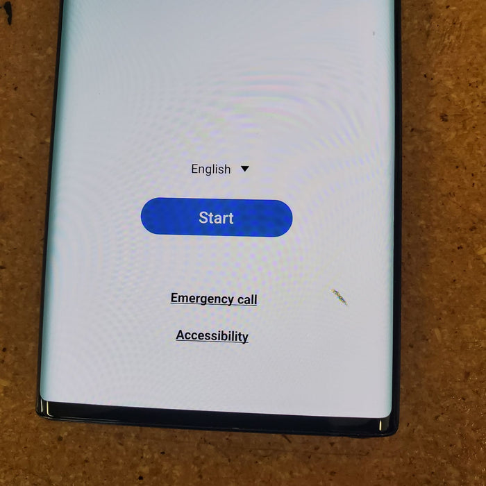 Samsung Galaxy Note 10 (256GB, 8GB) 6.3" 4G LTE Fully Unlocked (GSM+CDMA) N970U (For Parts Only / Not Working, Aura Black)