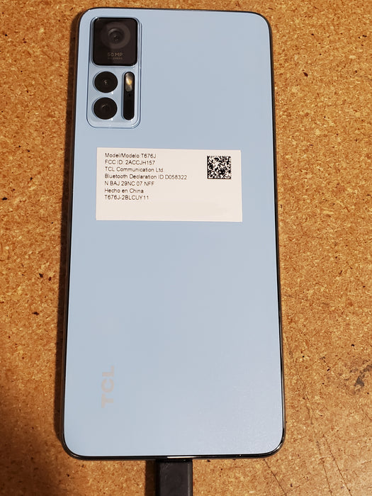 TCL 30+ Plus T676J Blue - Software issue - Not booting OEM LCD See description (Renewed | Smart Saver, Muse Blue)