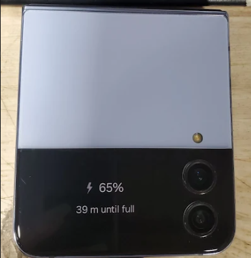 Camera + Housing + Battery + hardware components For Samsung Galaxy Z Flip4 5G 256GB (For Parts | Non-Functional, Blue)