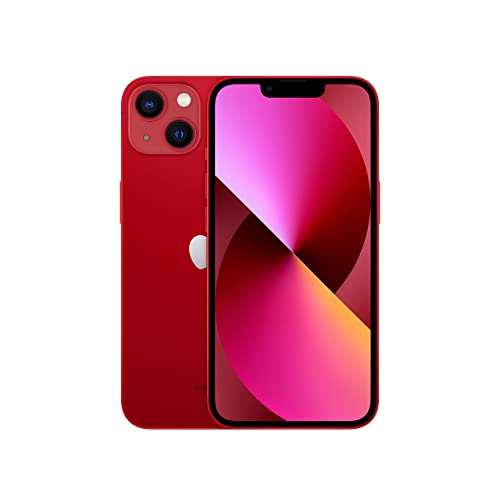 Apple iPhone 13 5G (128 GB, 4 GB) 6.1" OLED, 5G / 4G LTE GSM + Verizon Desbloqueado (Bueno - Reacondicionado, Rojo)