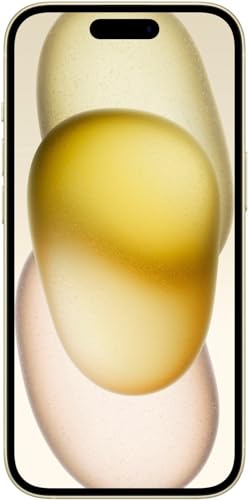 Apple iPhone 15 5G (128GB, 6GB) 6.1" US Model Fully Unlocked for Global (Renewed | Pre-Loved, Yellow)