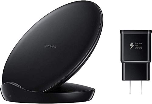 SAMSUNG Qi Certified Fast Charge Wireless Charger Stand - US Version EP-N5100T (Black)