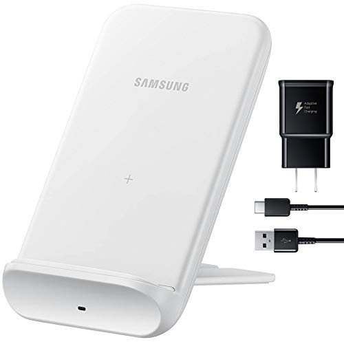 Base de carga inalámbrica convertible SAMSUNG de 9 W con Fast Cube de 15 W EP-N3300T (Excelente, reacondicionada, blanca)