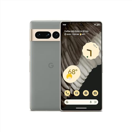 Google Pixel 7 Pro 5G (128GB, 12GB) 6.7" Fully Unlocked for US & Global GE2AE (Renewed | Clean Screen, Hazel)