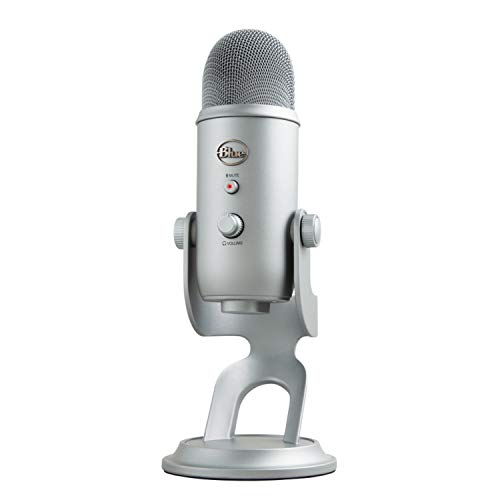 Blue Yeti Ultimate USB Microphone for Professional Recording on PC and Mac- Gray (Gray)