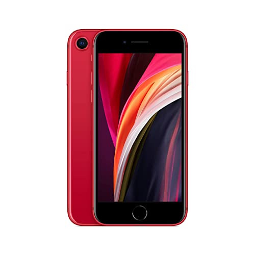 Apple iPhone SE (2020, 256GB) 4.7", iOS 13, GSM + Verizon Unlocked A2275 (Red) (Good - Refurbished, Red)