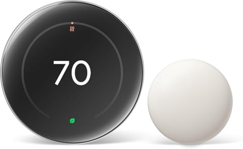Google Nest Learning Thermostat Pro Edition w/Temperature Sensor (4th Gen, 2024) (, )