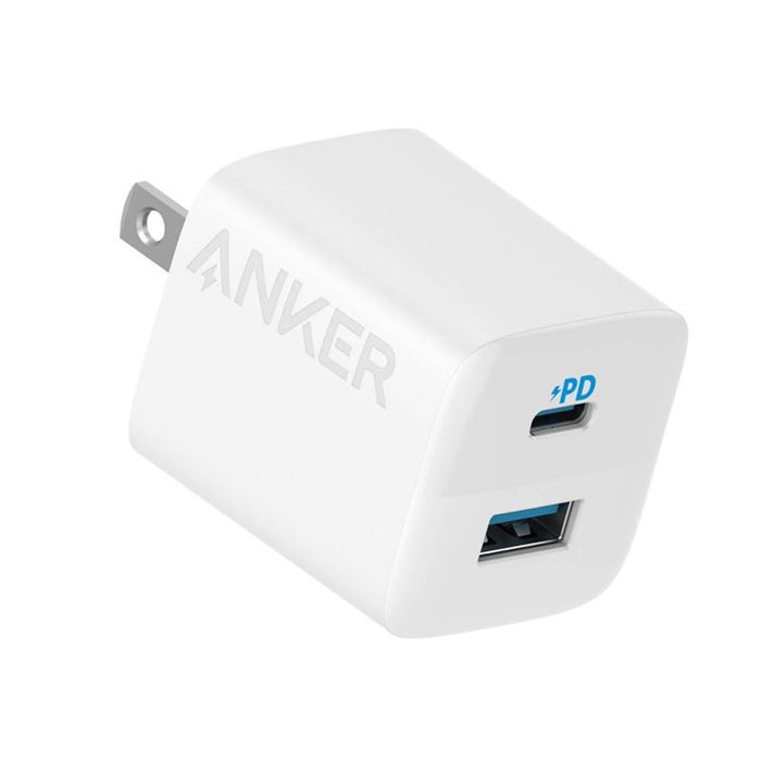 Cargador USB-C de 2 puertos Anker 323 de 32 W con enchufe plegable para iPhone, Pixel, Galaxy, iPad (, )