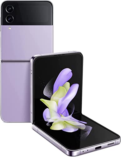 SAMSUNG Galaxy Z Flip4 5G (256GB, 8GB) 6.7" Fully Unlocked (GSM + Verizon) F721U (Good - Refurbished, Bora Purple)