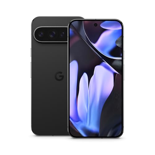 Google Pixel 9 Pro XL 5G (256GB, 16GB) 6.8" Fully Unlocked (US Model) GGX8B (Renewed | Clean Screen, Obsidian)