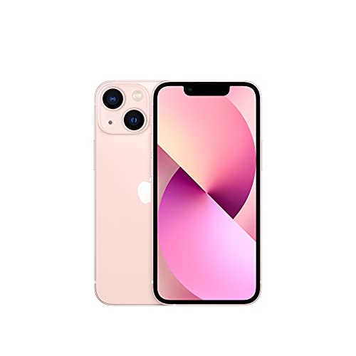 iPhone 13 Mini (256GB, 4GB) 5.4", iOS 16, 5G / 4G LTE GSM + Verizon Unlocked (Acceptable - Refurbished, Pink)