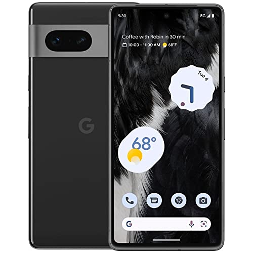 Google Pixel 7 5G (128GB, 8GB) 6.3" T-mobile Locked (Renewed | Like New, Obsidian)