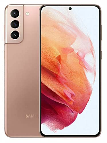 SAMSUNG Galaxy S21+ Plus 5G (128GB, 8GB) 6.7" Unlocked (GSM + Verizon) G996U (Excellent - Refurbished, Phantom Gold)