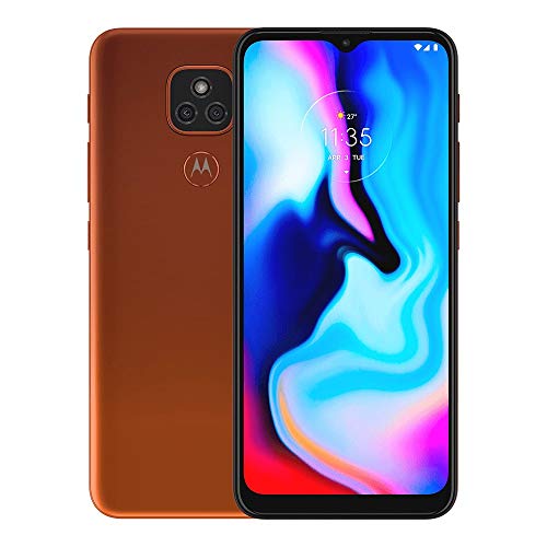 Moto E7 Plus (64 GB, 4 GB) 6.5" DS GSM Desbloqueado US 4G LTE XT2081-1 (Renovado) (Excelente - Reacondicionado, Naranja Crepúsculo)