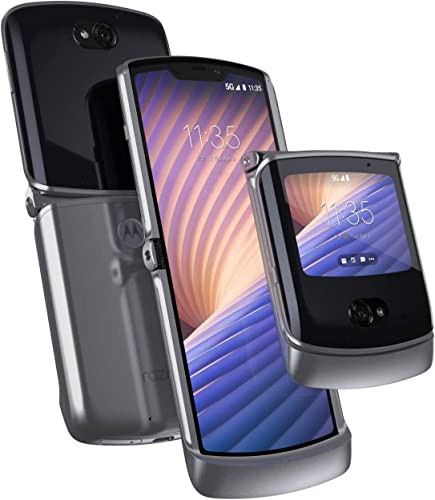 Moto Razr 5G 2020 (256GB, 8GB) 6.1" Fully Unlocked / Global 4G LTE XT2071-2 (Good - Refurbished, Liquid Mercury)