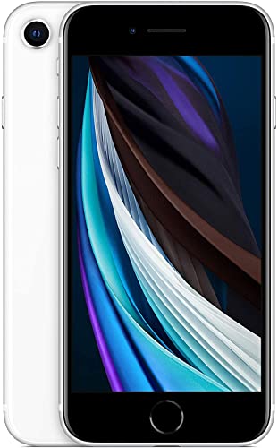 Apple iPhone SE (2020, 64GB) 4.7", iOS 13, GSM + Verizon Unlocked A2275 (White) (Excellent - Refurbished, White)