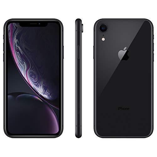 Apple iPhone XR (128 GB) 6.1" Global 4G LTE Totalmente desbloqueado (GSM + Verizon) (Excelente - Reacondicionado, Negro)