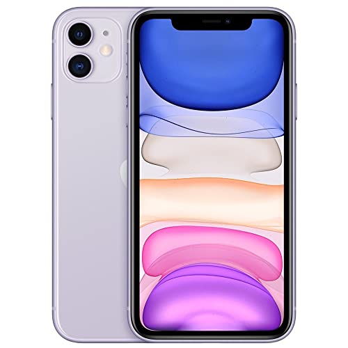 Apple iPhone 11 (64 GB) 6.1" Global 4G LTE Totalmente desbloqueado (GSM + Verizon) (Bueno - Reacondicionado, Púrpura)