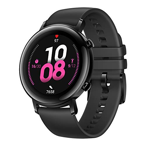 HUAWEI Watch GT 2 42mm - 1.2", Smartwatch Resistente al agua hasta 5 ATM - DAN-B19 (Negro) (Negro Noche)