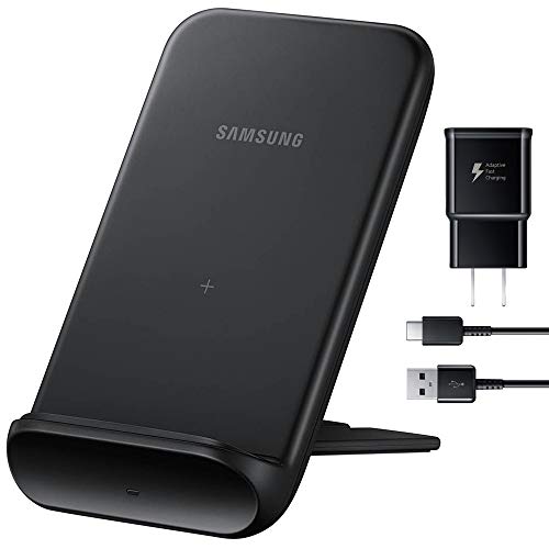 SAMSUNG 9W Convertible Wireless Charging Stand w/15W Fast Cube EP-N3300T (Excellent - Refurbished, Black)