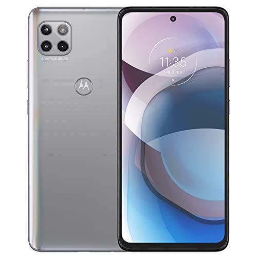 Motorola One 5G Ace 2021 (128 GB, 6 GB) 6,7" GSM+CDMA Desbloqueado Global 4G XT2113-2 (Excelente - Reacondicionado, Plata)