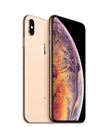 Apple iPhone XS Max (64GB) 6.5" Global 4G LTE Fully Unlocked (GSM + Verizon) (Good - Refurbished, Black)