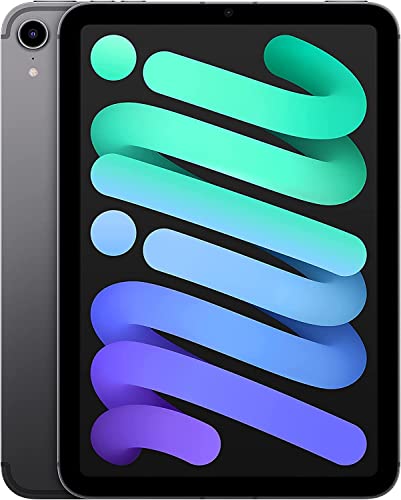 Apple iPad Mini 6th Gen (Wi-Fi + 5G Cellular, 64GB) 8.3" Fully Unlocked Gray (Renewed | Pre-Loved, Gray)