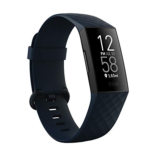 Rastreador de actividad física avanzado Fitbit Charge 4 con GPS integrado y Fitbit Pay (azul) (azul)