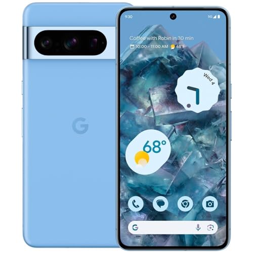 Google Pixel 8 Pro 5G (128GB, 12GB) 6.7"  G1MNW AT&T and Cricket only (Renewed | Like New, Bay)