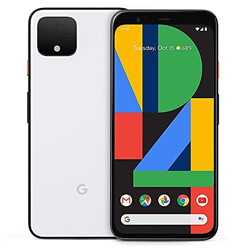 Google Pixel 4 (64 GB, 6 GB) 5.7" (GSM + CDMA) 4G LTE Desbloqueado (Blanco) (Excelente - Reacondicionado, Blanco)