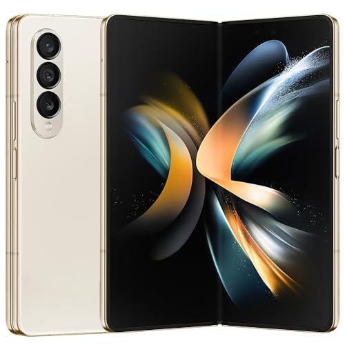 SAMSUNG Galaxy Z Fold4 5G (512 GB, 12 GB) 7,6" Totalmente desbloqueado GSM / CDMA F936U (Bueno - Reacondicionado, Beige)