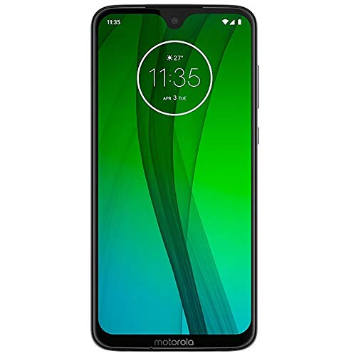 Motorola Moto G7 (64GB, 4GB) 6.2" 4G LTE GSM ONLY Unlocked XT1962-4 (Black) (Excellent - Refurbished, Ceramic Black)