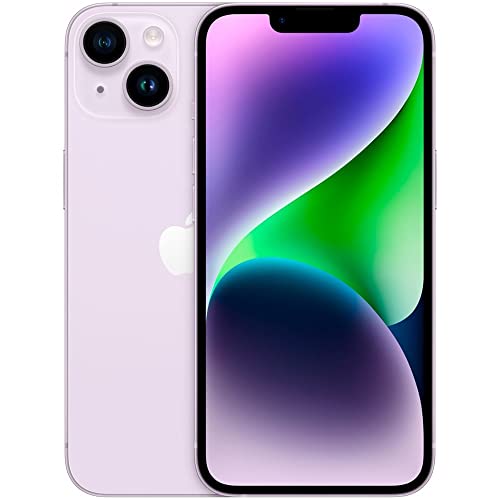 Apple iPhone 14 Plus 5G (256 GB, 6 GB) 6.7", 5G / 4G LTE GSM + Verizon Desbloqueado (Bueno - Reacondicionado, Púrpura)