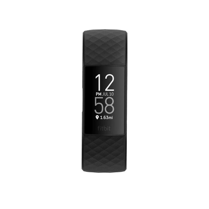 Rastreador de actividad física avanzado Fitbit Charge 4 con GPS integrado, Fitbit Pay (negro) (negro)