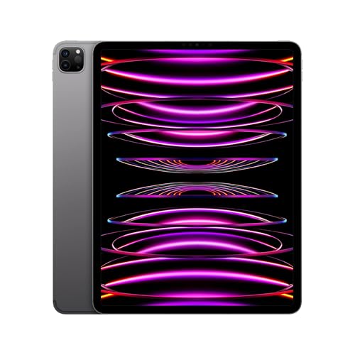 Apple iPad Pro 6th Gen (512GB) 12.9" (Wi-Fi + 4G LTE) Global Unlocked (GSM+CDMA) (Renewed | Like New, Silver)