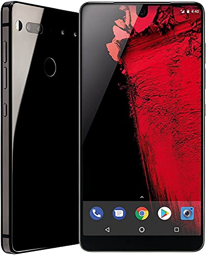 Essential Phone PH-1 (128GB, 4GB) 5.71" 4G LTE GSM + CDMA Factory Unlocked (Excellent - Refurbished, Black)