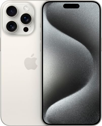 Apple iPhone 15 Pro (256GB, 8GB) 6.1", iOS 17, 5G / 4G LTE Fully Unlocked (Renewed | Pre-Loved, White Titanium)
