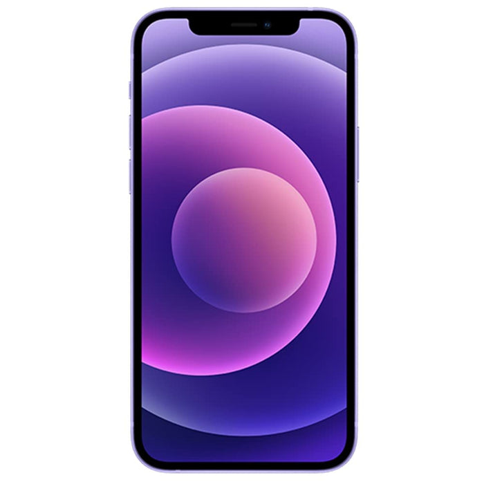 Apple iPhone 12 Mini 5G (256GB,4GB) 5.4" OLED, Fully Unlocked A2176 (Good - Refurbished, Purple)