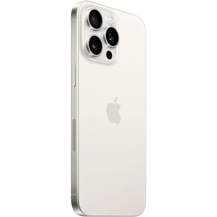 Apple iPhone 15 Pro (256GB, 8GB) 6.1", iOS 17, 5G / 4G LTE Fully Unlocked (Renewed | Pre-Loved, White Titanium)