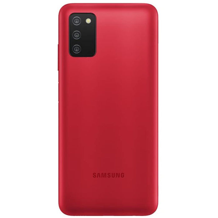 SAMSUNG Galaxy A03S (64 GB, 4 GB) 6.5" GSM desbloqueado EE. UU. + Global 4G VoLTE A037M/DS (Excelente - Reacondicionado, Rojo)