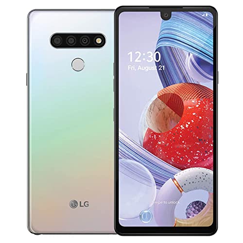 LG Stylo 6 (64GB, 3GB) 6.8" GSM Unlocked Global 4G LTE LM-Q730TM (Excellent - Refurbished, White)
