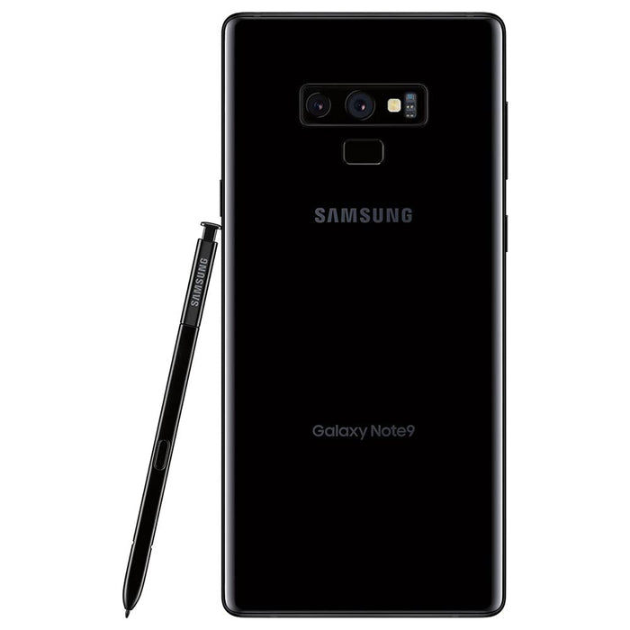 SAMSUNG Galaxy Note 9 (128 GB, 6 GB) 6,4" 4G LTE (GSM + CDMA) Totalmente desbloqueado N960U (en buenas condiciones, reacondicionado, negro medianoche)