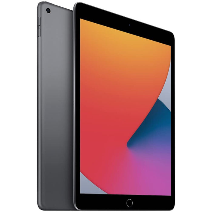 Apple iPad 8.ª generación 2020 (128 GB) 10,2" (Wi-Fi + 4G LTE) Desbloqueado en todo el mundo (Excelente, reacondicionado, gris)