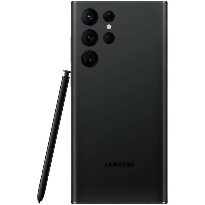 SAMSUNG Galaxy S22 Ultra 5G (256 GB, 12 GB) 6.8" Desbloqueado de fábrica GSM+CDMA S908U1 (Bueno - Reacondicionado, Negro fantasma)