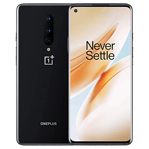 OnePlus 8 (5G, 128GB, 8GB) 6.55", 5G LTE T-Mobile Only (Black) (Excellent - Refurbished, Black)